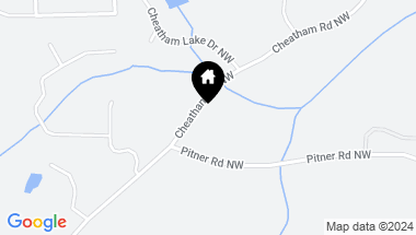 Map of 2586 Pitner Road NW, Acworth GA, 30101