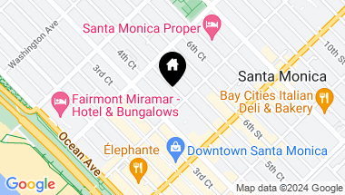 Map of 1248 5th Street, Santa Monica CA, 90401