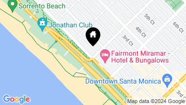 Map of 101 California Ave Unit: 903, Santa Monica CA, 90403