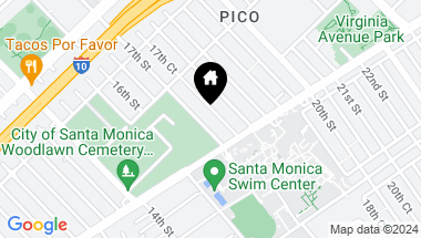 Map of 1949 17th Street, Santa Monica CA, 90404