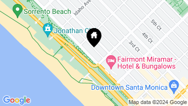 Map of 1033 Ocean Avenue 404, Santa Monica CA, 90403