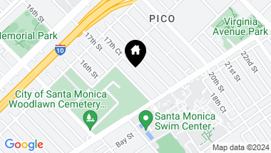 Map of 1937 17th Street, Santa Monica CA, 90404