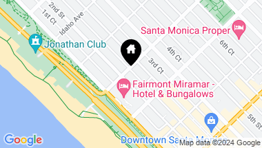 Map of 210 California Avenue 1, Santa Monica CA, 90403
