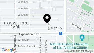 Map of 1205 W 37th Drive, Los Angeles CA, 90007