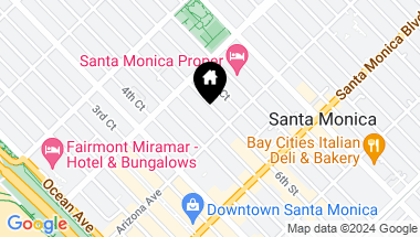 Map of 1244 6th Street, Santa Monica CA, 90401