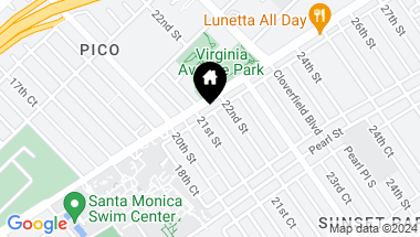 Map of 2125 21st Street, Santa Monica CA, 90405