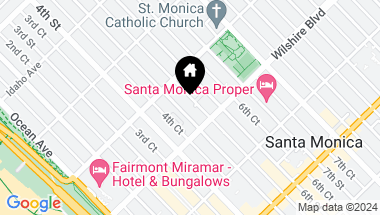 Map of 1133 5th Street 503, Santa Monica CA, 90403
