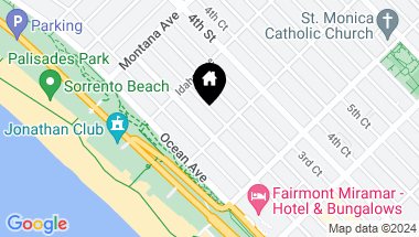 Map of 943 2nd Street, Santa Monica CA, 90403