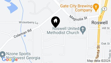 Map of 305 Farms Drive, Roswell GA, 30075