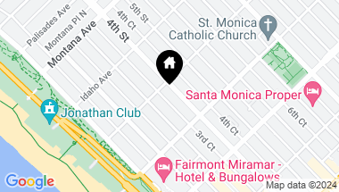 Map of 1014 4th St Unit: 4, Santa Monica CA, 90403