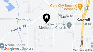 Map of 325 Farms Drive, Roswell GA, 30075
