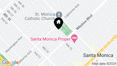 Map of 1124 7th Street, Santa Monica CA, 90403