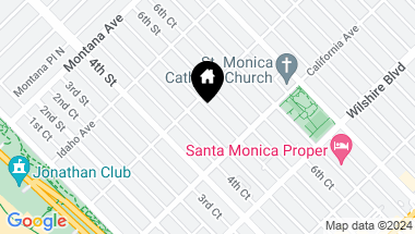 Map of 1017 5th St, Santa Monica CA, 90403