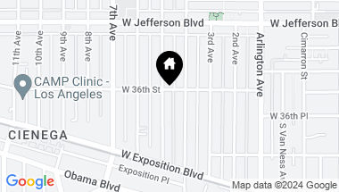 Map of 3604 5th Ave, Los Angeles CA, 90018