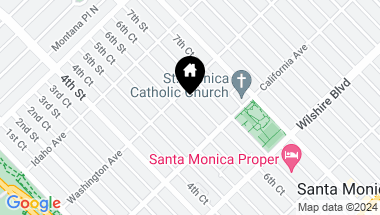Map of 1019 6th Street, Santa Monica CA, 90403