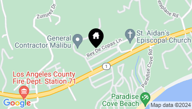 Map of 28246 Rey De Copas Ln, Malibu CA, 90265