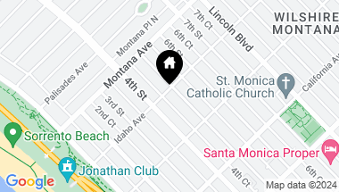 Map of 904 5th Street 6, Santa Monica CA, 90403