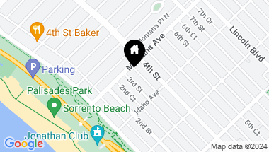 Map of 815 3rd St, Santa Monica CA, 90403