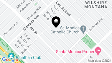 Map of 934 6th Street 3, Santa Monica CA, 90403