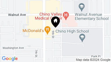 Map of 12611 9th Street, Chino CA, 91710
