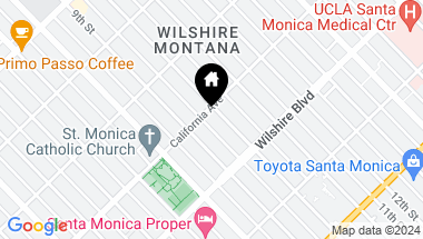 Map of 930 CALIFORNIA Avenue 105, Santa Monica CA, 90403