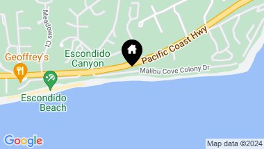 Map of 27070 Malibu Cove Colony Dr, Malibu CA, 90265