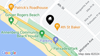Map of 401 Ocean Avenue 4, Santa Monica CA, 90402