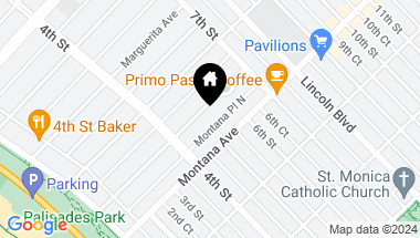 Map of 506 Palisades Ave, Santa Monica CA, 90402
