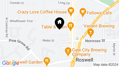Map of 925 Camp Avenue, Roswell GA, 30075