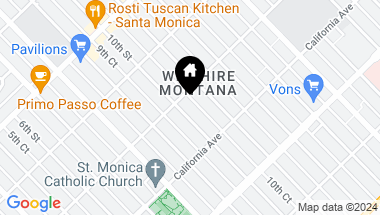 Map of 1013 10th Street 4, Santa Monica CA, 90403