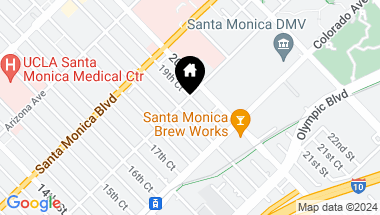 Map of 1912 Broadway Unit: 108, Santa Monica CA, 90404