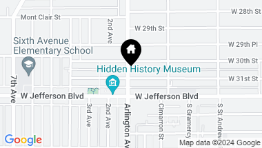 Map of 2277 W 31st St, Los Angeles CA, 90018