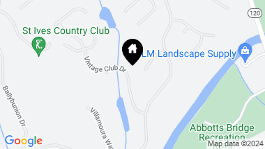 Map of 1060 Vintage Club Drive, Johns Creek GA, 30097