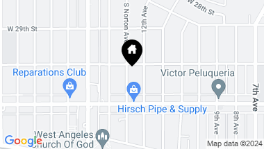 Map of 3014 S Norton AVE, LOS ANGELES CA, 90018