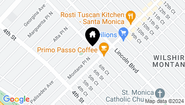 Map of 714 7th Street, Santa Monica CA, 90402