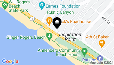 Map of 95 Ocean Way, Santa Monica CA, 90402