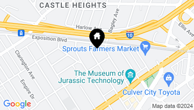 Map of 3640 Cardiff Avenue 117, Los Angeles CA, 90034