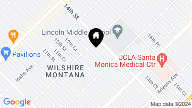 Map of 1025 EUCLID Street 1, Santa Monica CA, 90403