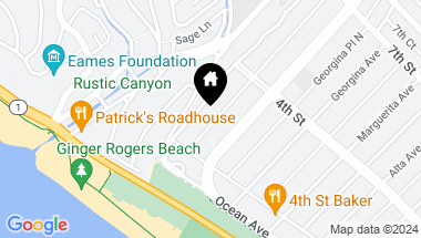 Map of 220 Adelaide Drive, Santa Monica CA, 90402