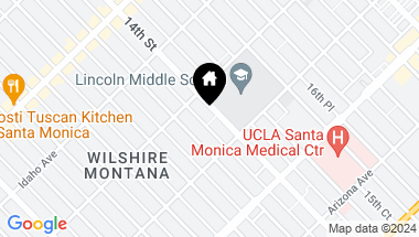 Map of 1028 14th Street, Santa Monica CA, 90403