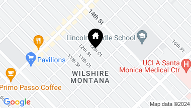 Map of 937 12th St Unit: 305, Santa Monica CA, 90403