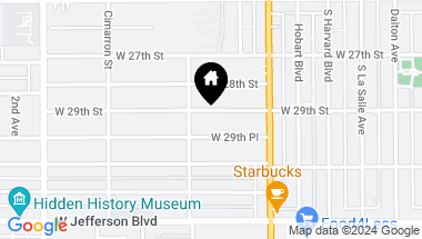 Map of 2074 W 29th ST, LOS ANGELES CA, 90018