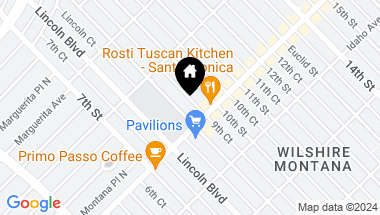 Map of 725 9th Street, Santa Monica CA, 90402