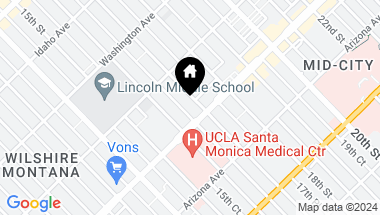 Map of 1144 17th Street 7, Santa Monica CA, 90403