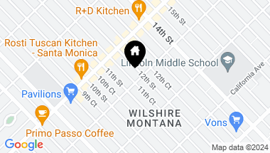 Map of 858 12th Street 11, Santa Monica CA, 90403