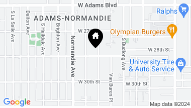 Map of 2755 Raymond Ave, Los Angeles CA, 90007