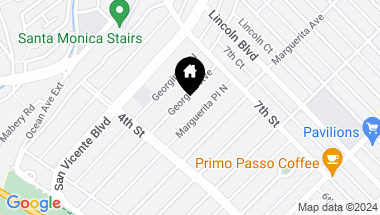 Map of 512 Georgina Avenue, Santa Monica CA, 90402