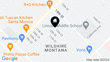 Map of 907 12th Street 5, Santa Monica CA, 90403