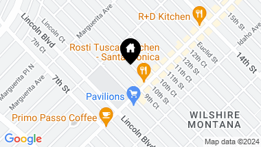 Map of 710 10th Street, Santa Monica CA, 90402