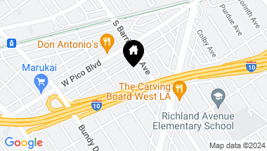 Map of 2450 Stoner Avenue, Los Angeles CA, 90064